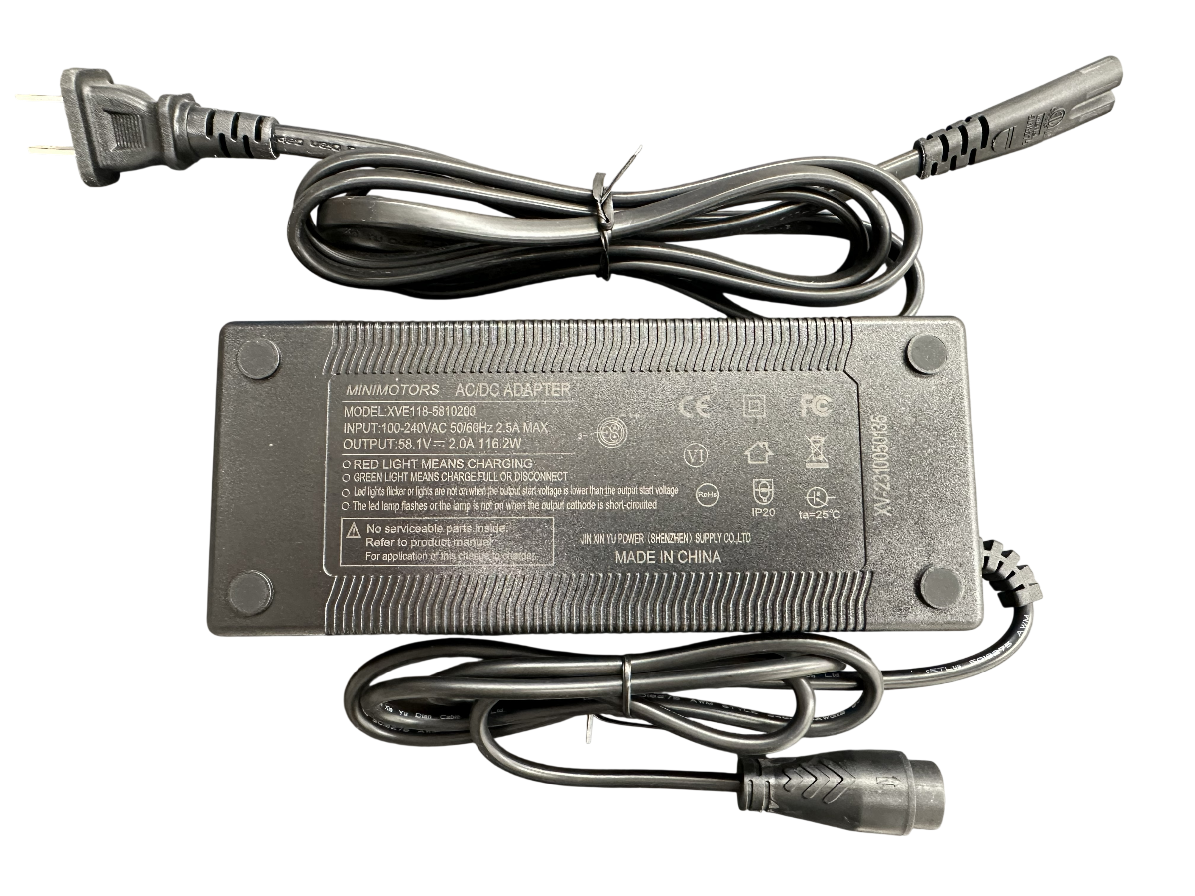 cargador 58.1V Dualtron Mini Special